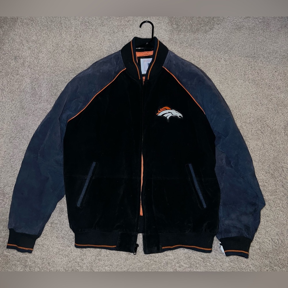 Denver Broncos G-lll Leather Bomber Jacket